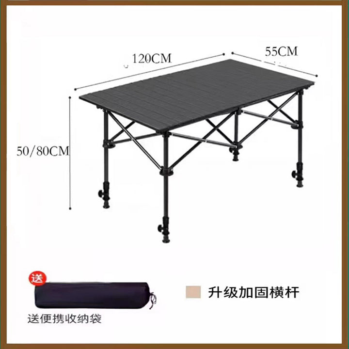 Folding Picnic Table With Adjustable Height Bowlift