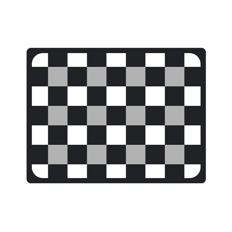 Stylish Checkerboard Kitchen Mat Bowlift