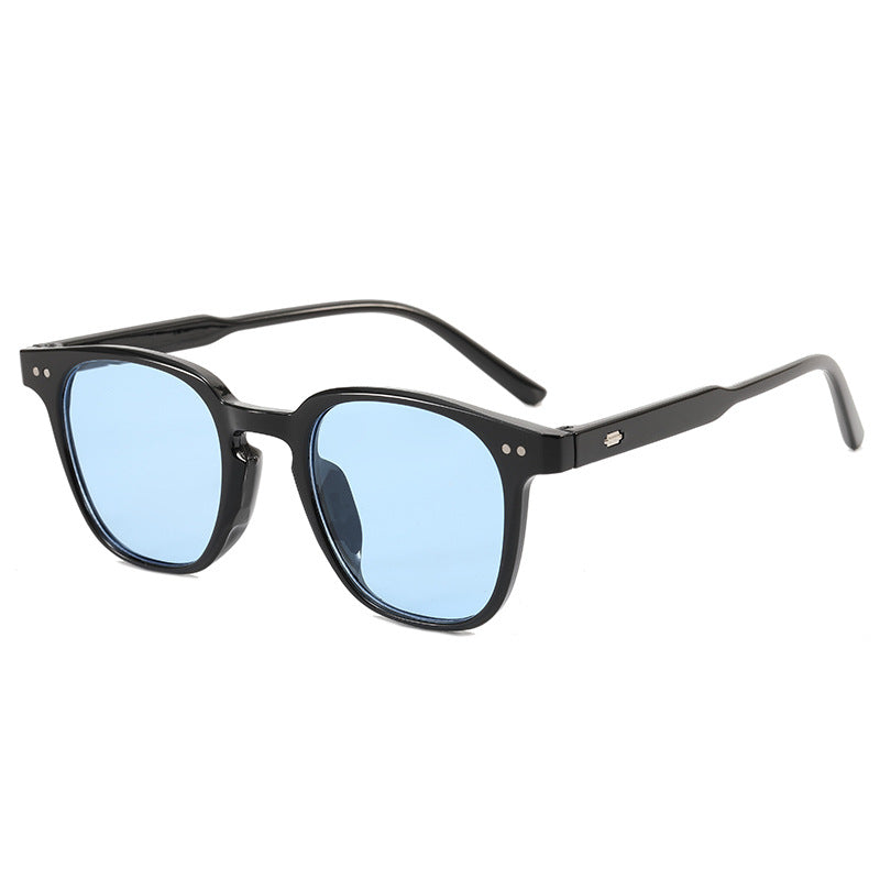 Women's fashionable square sunglasses with shiny frame Bowlift