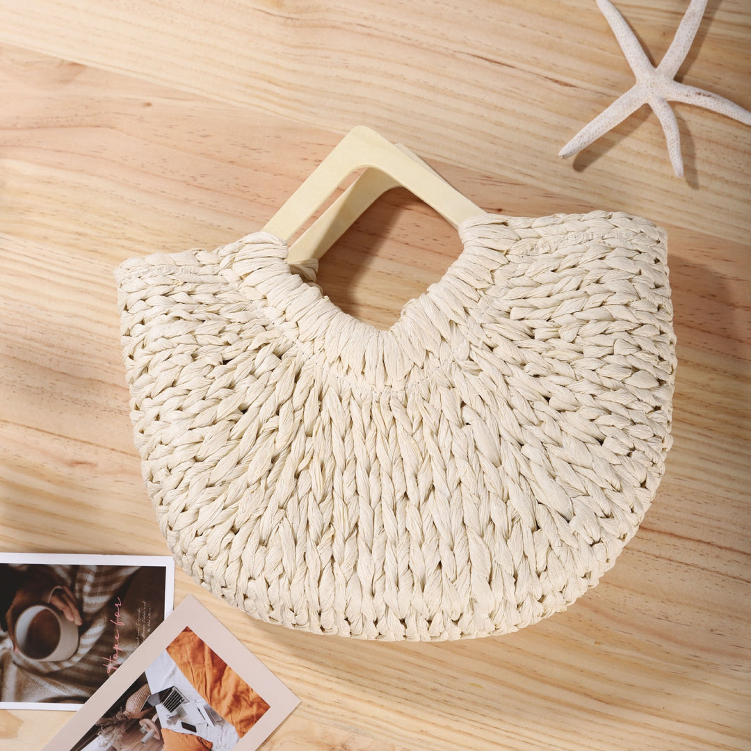 Handbag Made of Sustainable Woven Material with Stylish Design Bowlift