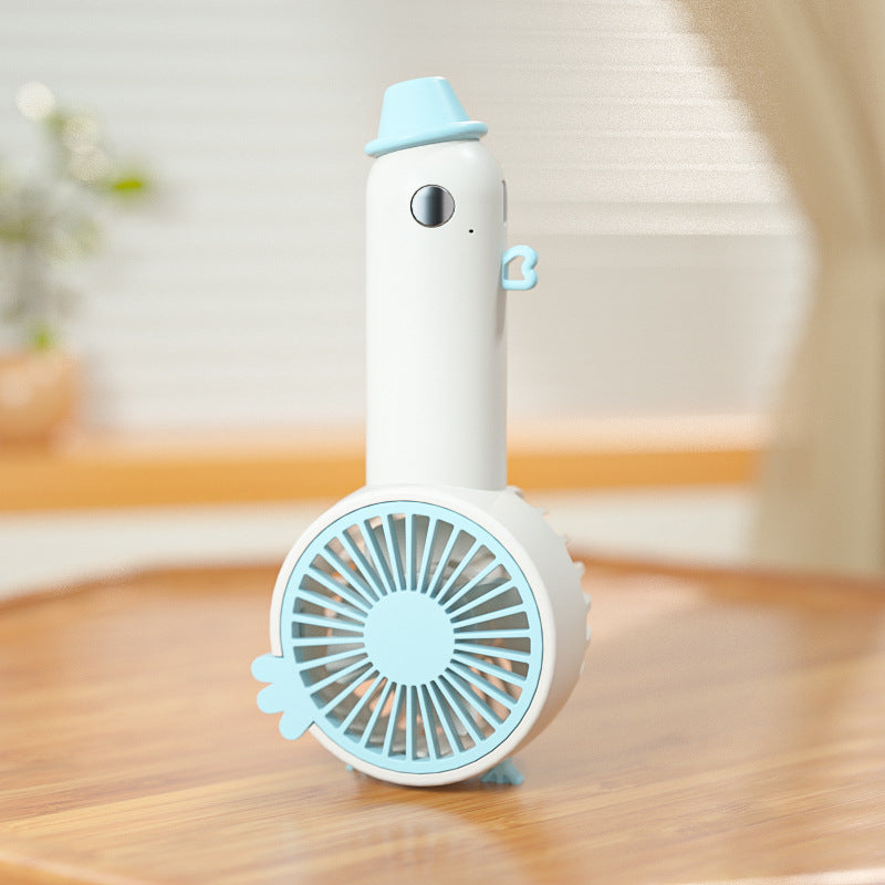 Unisex Portable Animal Design Mini Fan Bowlift