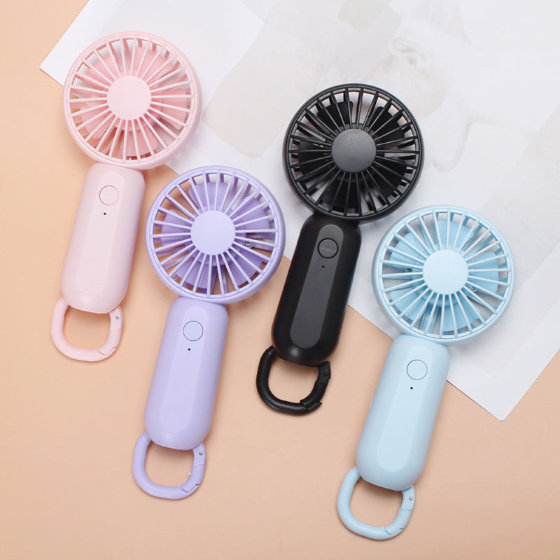 Unisex portable mini hand fan with USB charging and carrying strap Bowlift