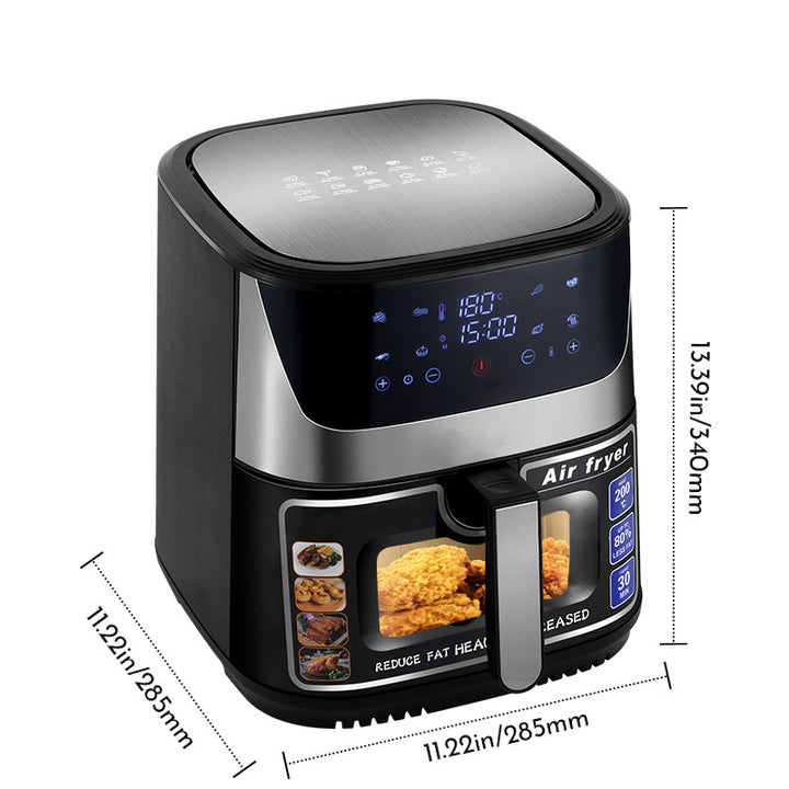 Digital Air Fryer with Smart Touch Control Bowlift