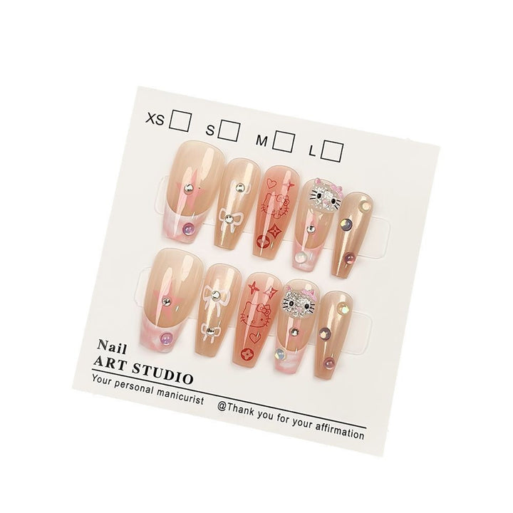 Artificial nails with special designs Bowlift