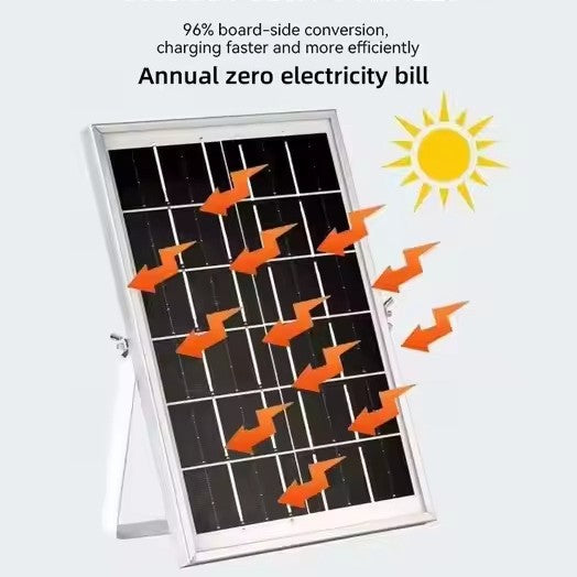 Ladies Solar-Powered Stand Fan with Intelligent Control System and LED Lighting Bowlift