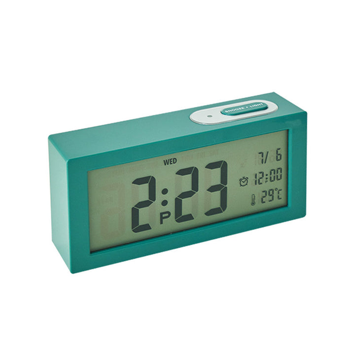 Digital Alarm Clock with Large Contrasting LED Display and Temperature Display Bowlift