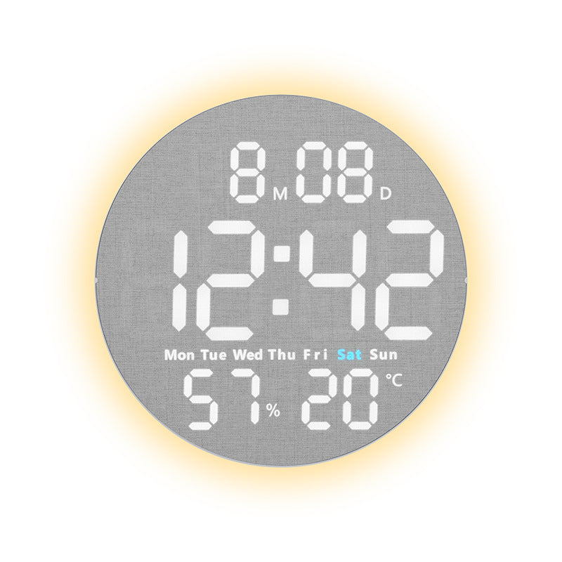Innovative wooden digital alarm clock Bowlift