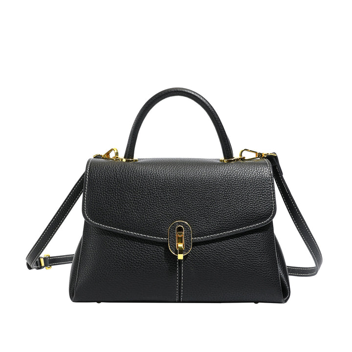 Elegant Handcrafted Structured Handbag Bowlift