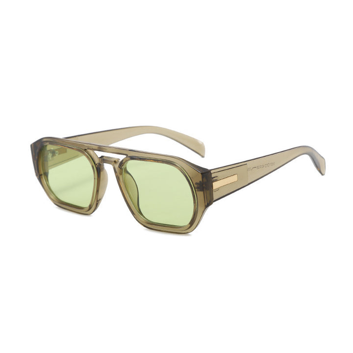 Women’s fashionable rectangular glasses with elegant metal accent Bowlift