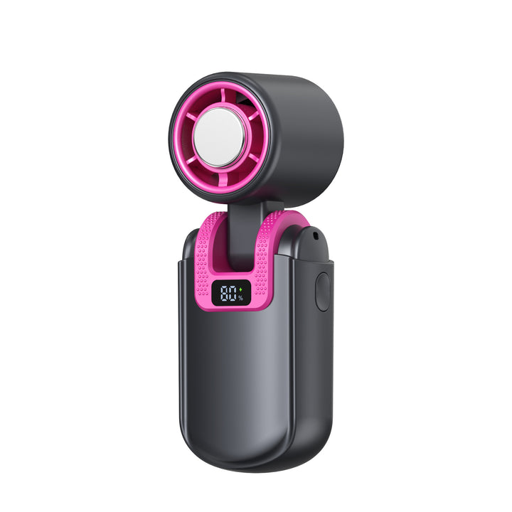 Ladies portable USB hand fan with battery Bowlift