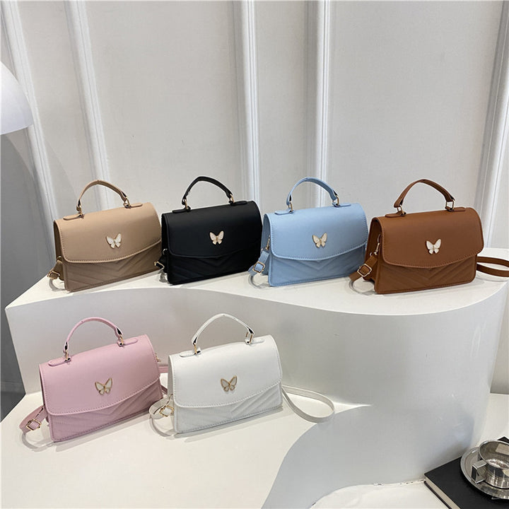 WoElegant Quilted Leather Satchel Bag Bowlift