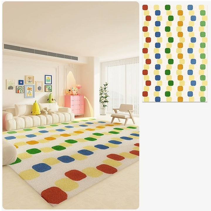 Playful Decorative Geometric Area Rug