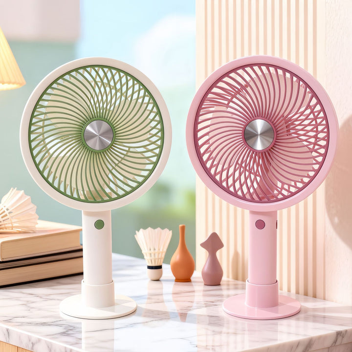 Ladies Portable Table Fan with Flexible Tilt Bowlift