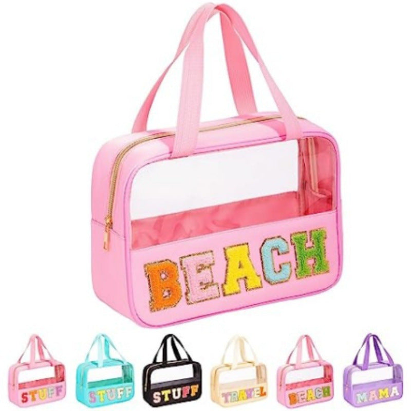 Cosmetic Organizer Bag with Clear Viewing Window Bowlift