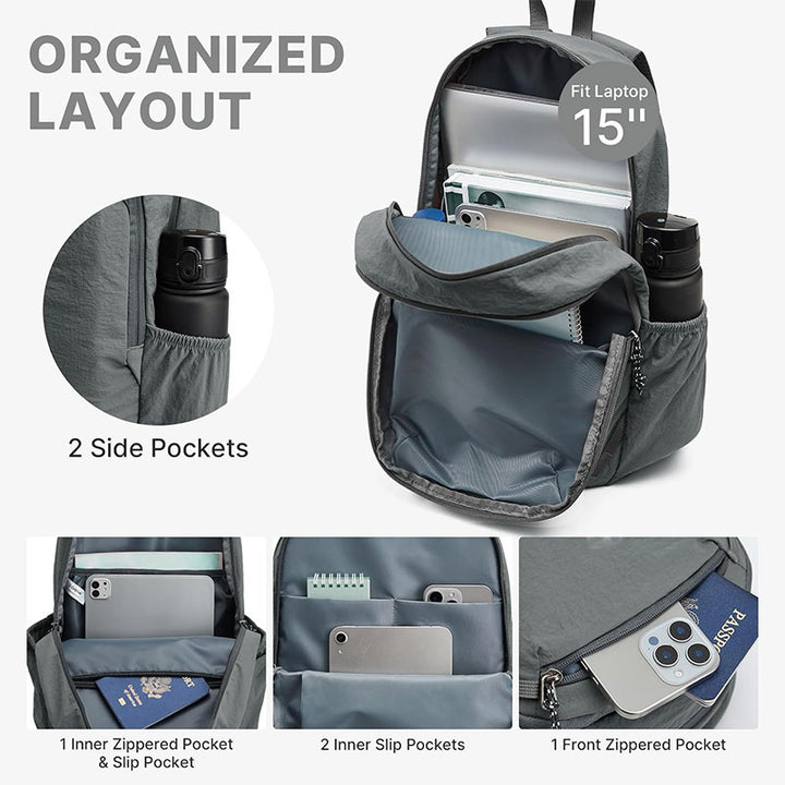Lightweight Multi-Functional Adventure Backpack Bowlift