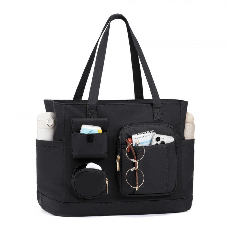 Practical everyday bag with multifunctional compartments Bowlift