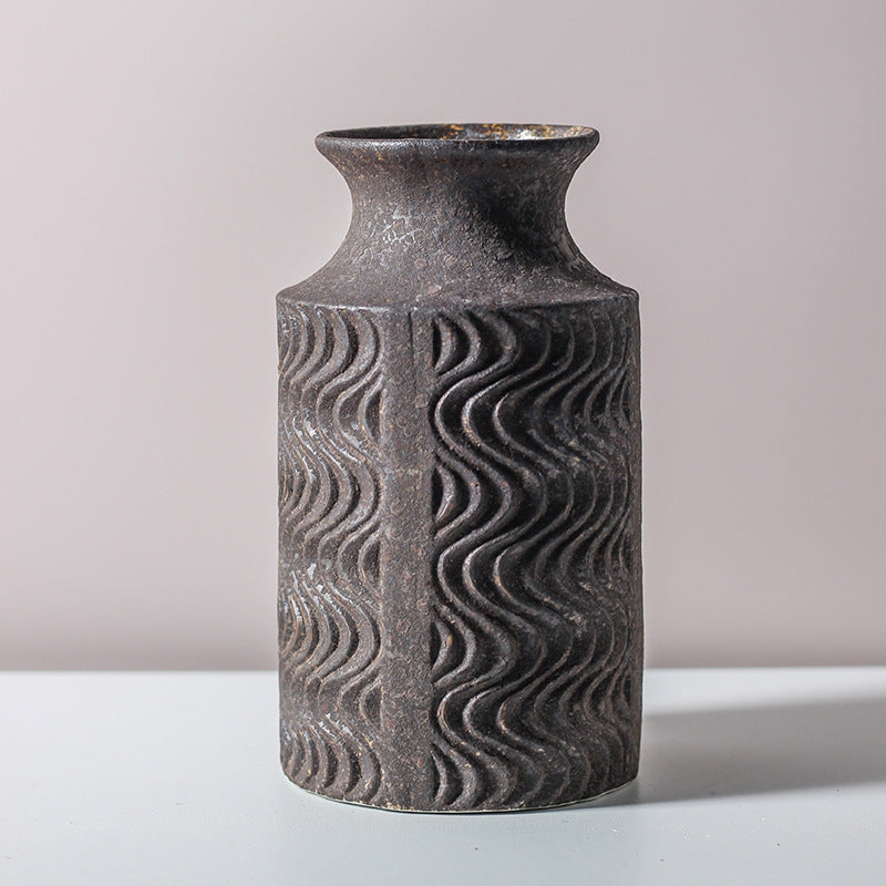 Textured Ceramic Vase