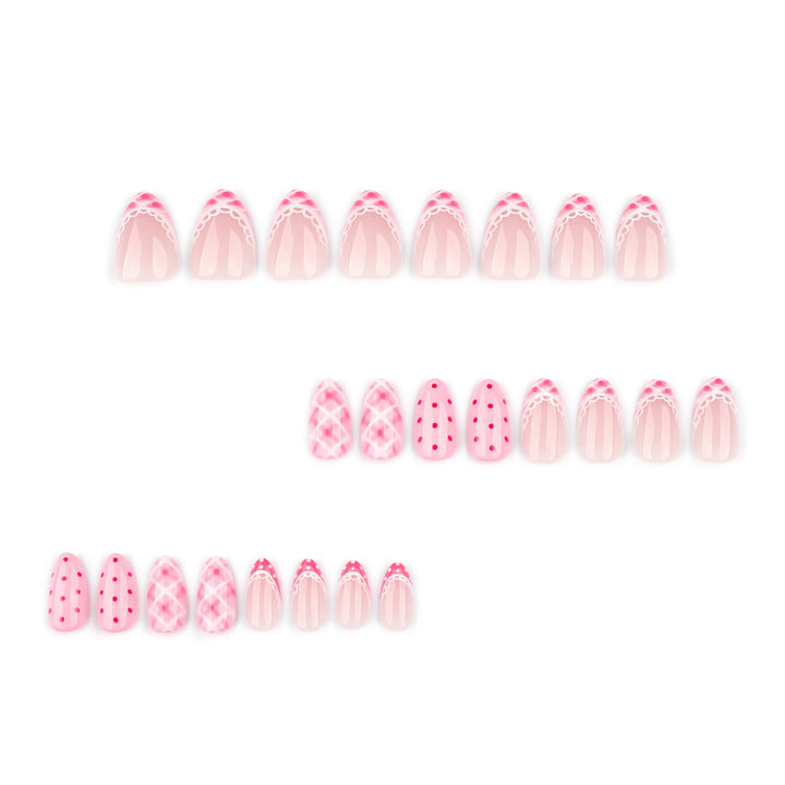 Artistic nail extensions with elegant patterns Bowlift