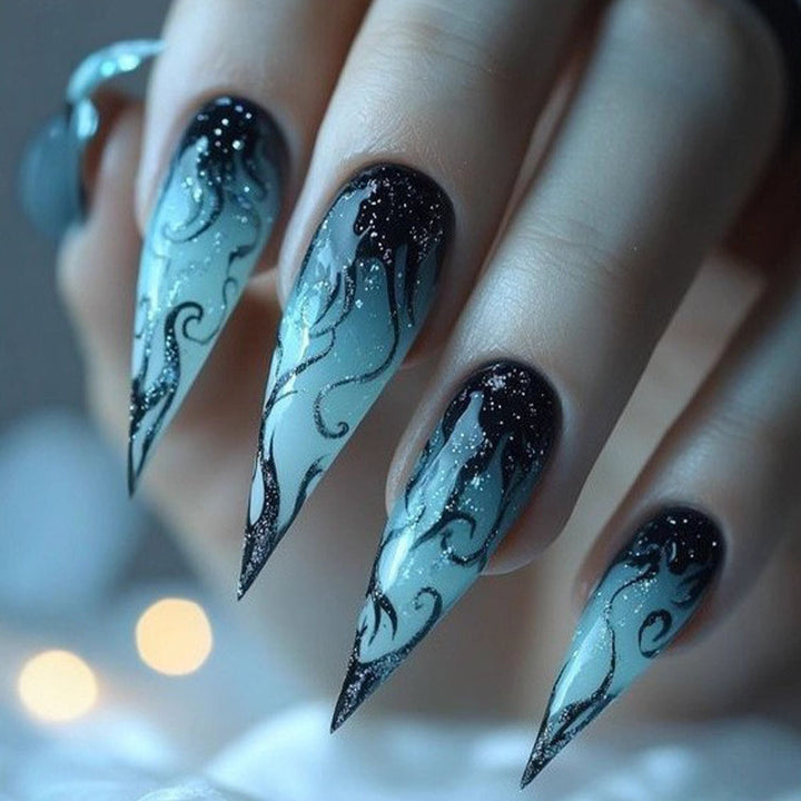 Artificial Nails in Creative Tip Design Bowlift