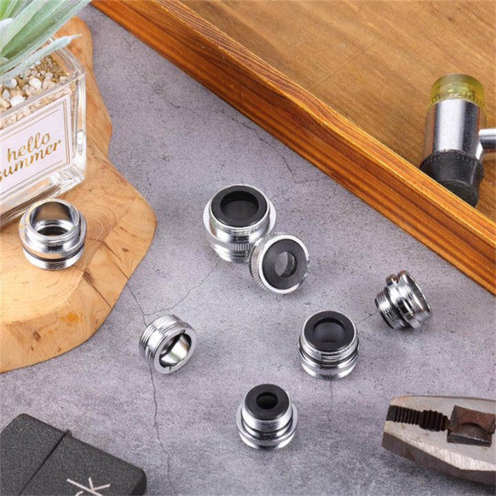 Universal faucet aerator adapter converters with rubber gaskets and threaded fittings Bowlift