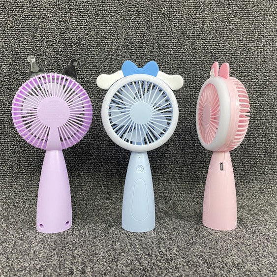 Unisex Funny Hand Fan with LED Lighting Bowlift