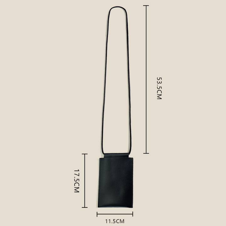 Leather Crossbody Card Holder Bowlift