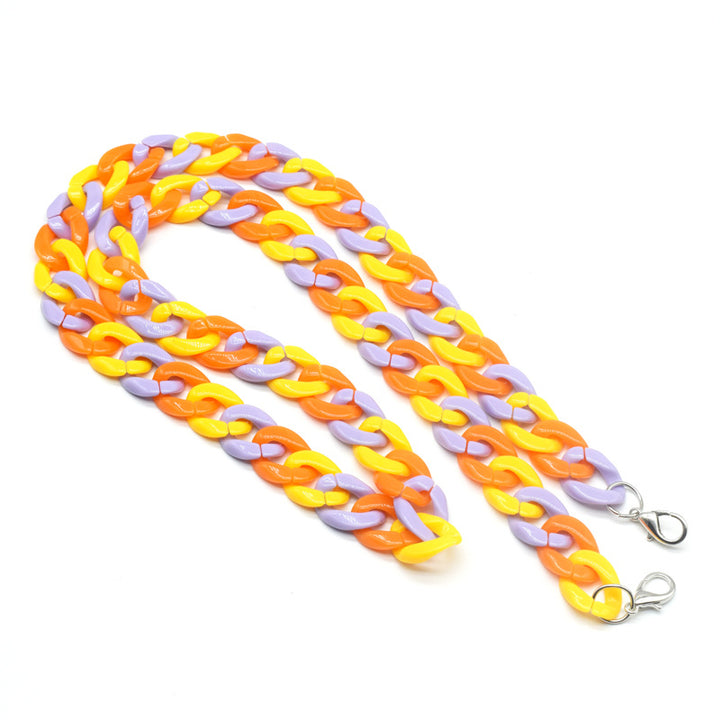 Bold Color Block Eyewear Chain Bowlift