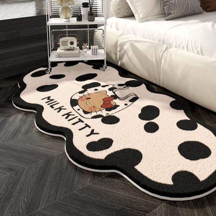 Cute Cartoon-Themed Plush Area Rug