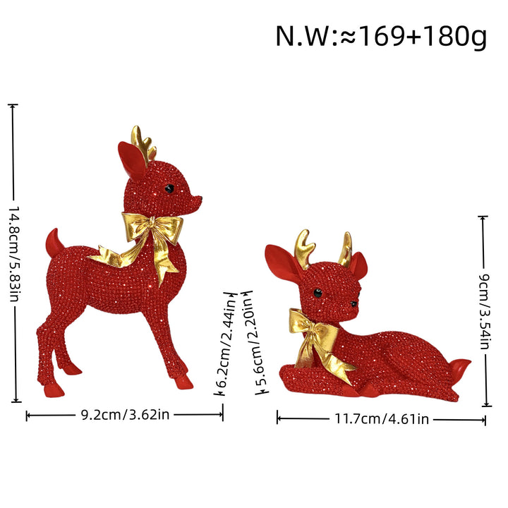 Luxurious Reindeer Sculpture Bowlift