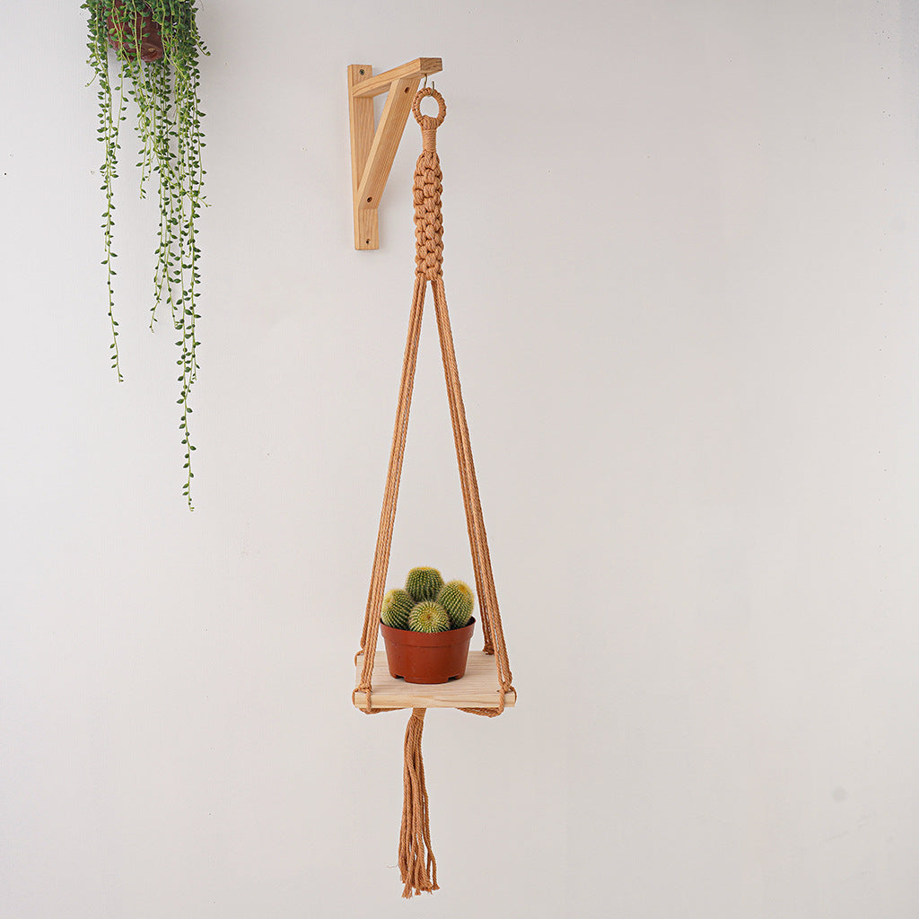 Macrame Plant Hanging Shelf Bowlift
