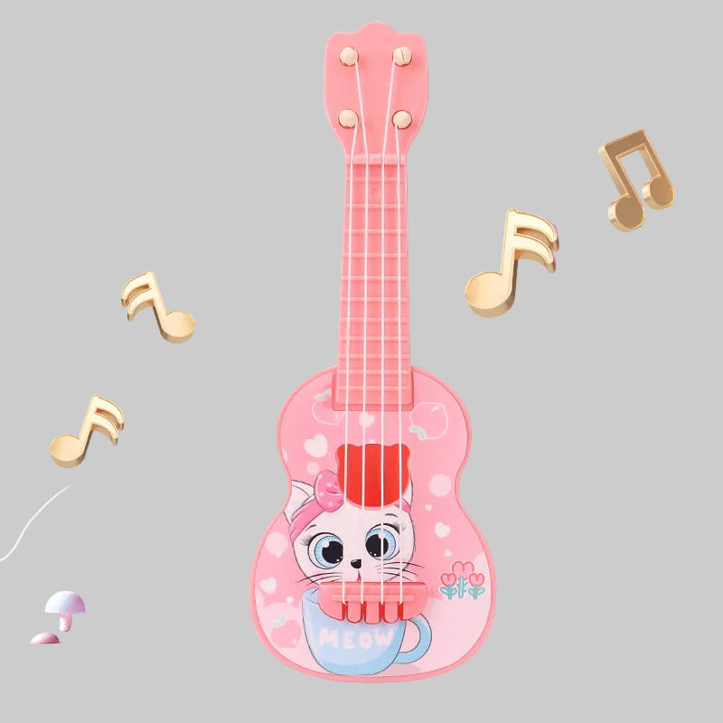 Cute Cat-Themed Musical Ukulele Bowlift