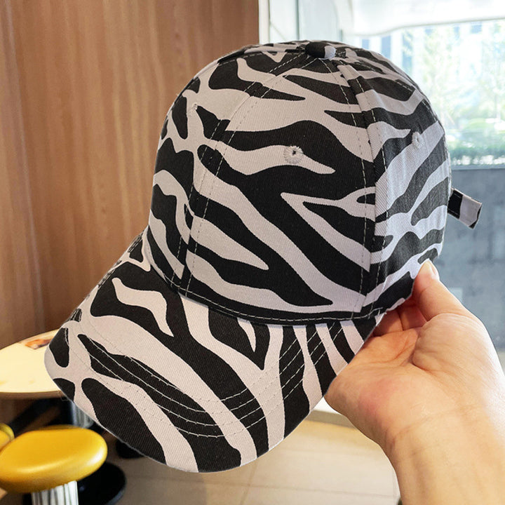 Women's Trendy Animal Print Adjustable Baseball Cap Bowlift