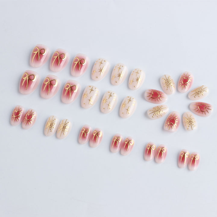 Heart-Embellished Nail Art Set Bowlift