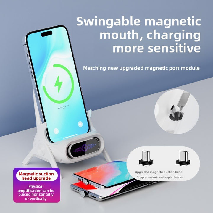 Qi Wireless Charger with Built-in Display Bowlift