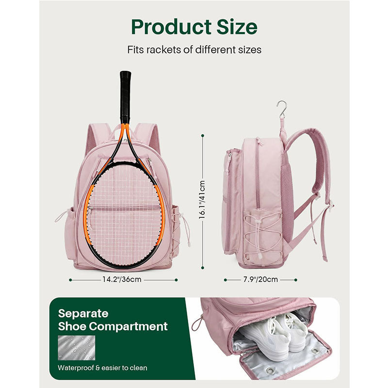Sport Tennis Racket Backpack Bowlift