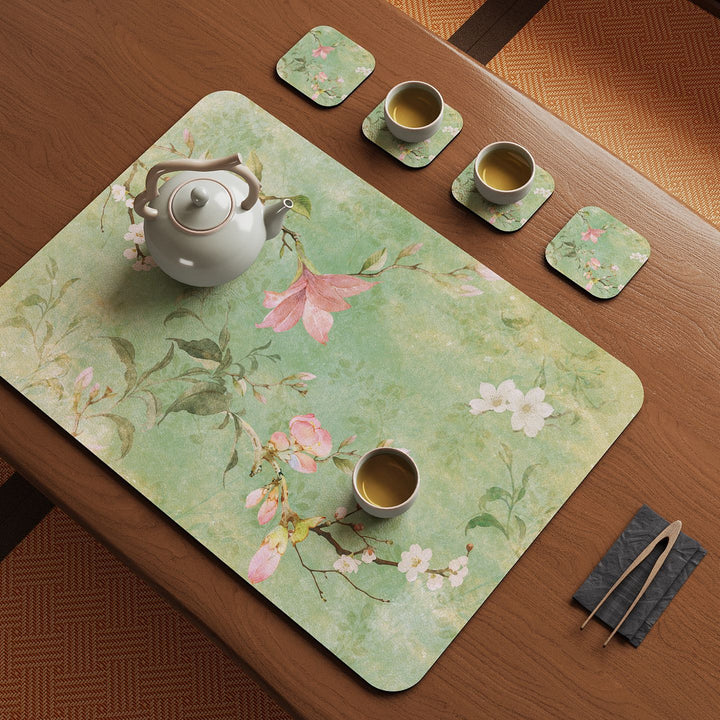Floral Patterned Table Mat Bowlift