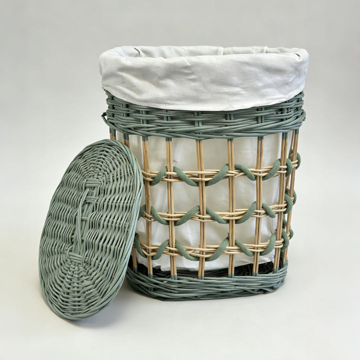 Mood-enhancing laundry basket Bowlift