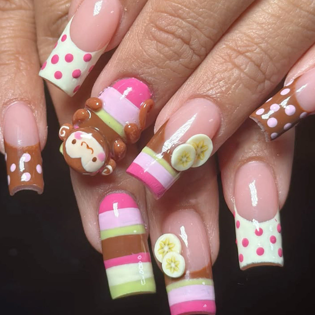 Playful 3D Fruit-Themed Nail Art Extensions Bowlift