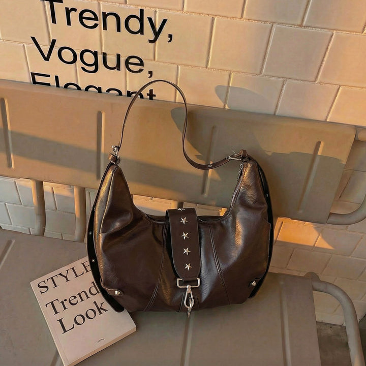 WoChic Leather Hobo Bag Bowlift