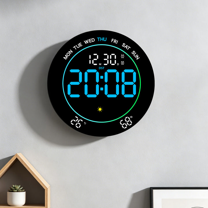 Digital Weather Alarm Clock Bowlift
