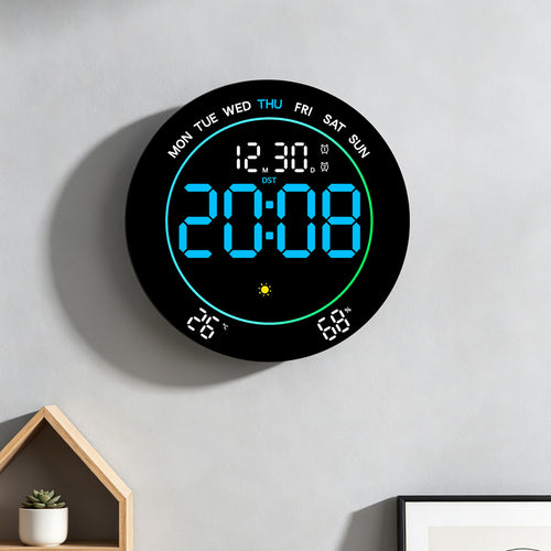 Digital Weather Alarm Clock Bowlift