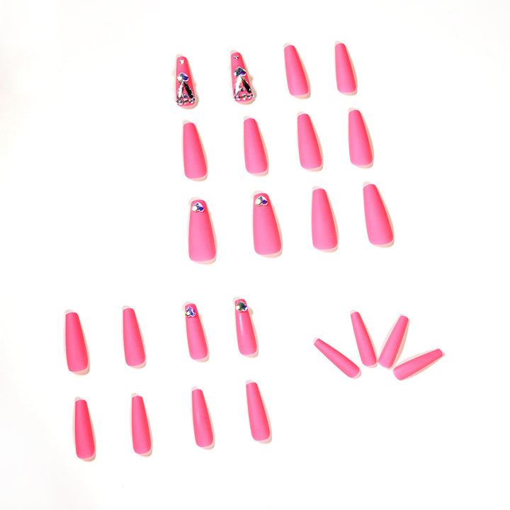 Artful nail art with glitter and heart accents Bowlift