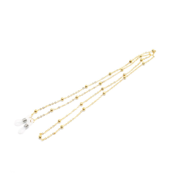 Layered Metallic Eyewear Chain Bowlift