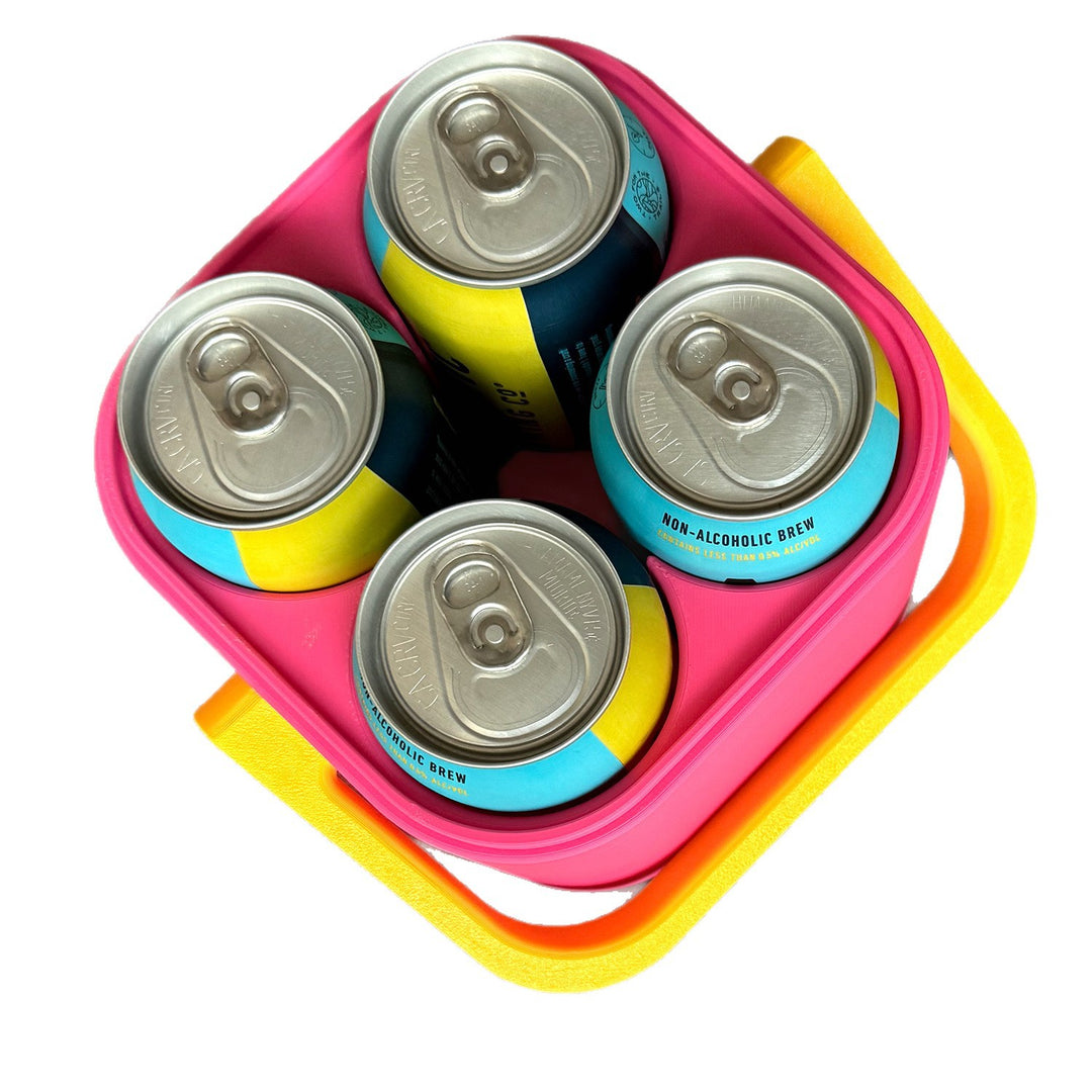 Unisex portable cooler with ergonomic carrying handle and insulated double wall Bowlift