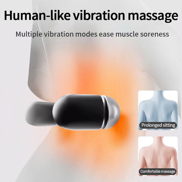 Ergonomic Massage Pillow With Integrated Usb Charging Function Bowlift