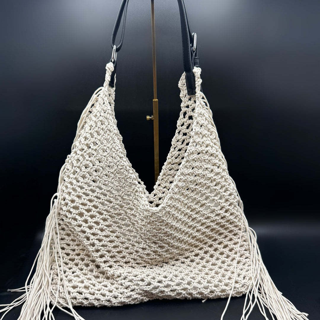High-quality macrame shoulder bag Bowlift