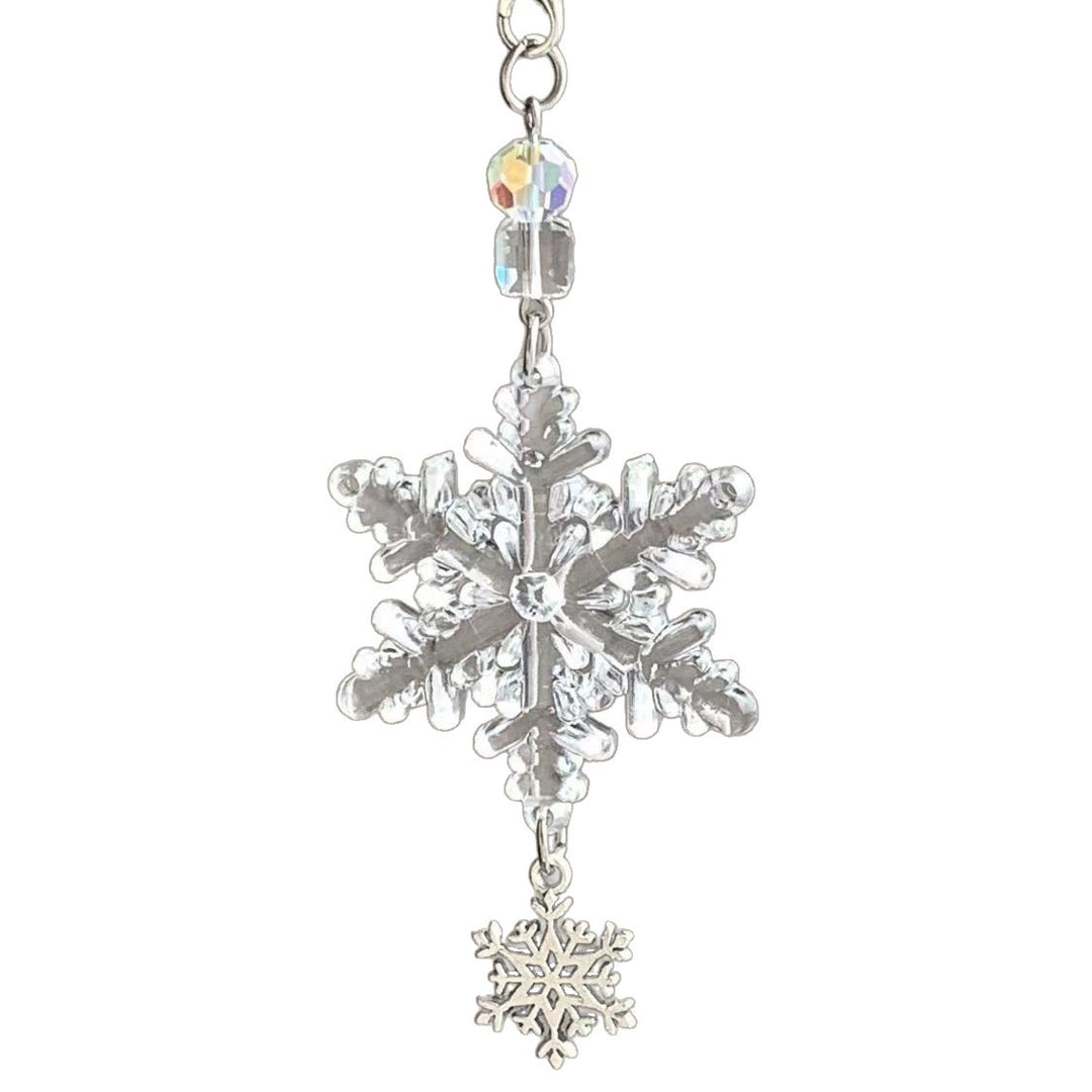 Snowflake Charm Keychain Bowlift