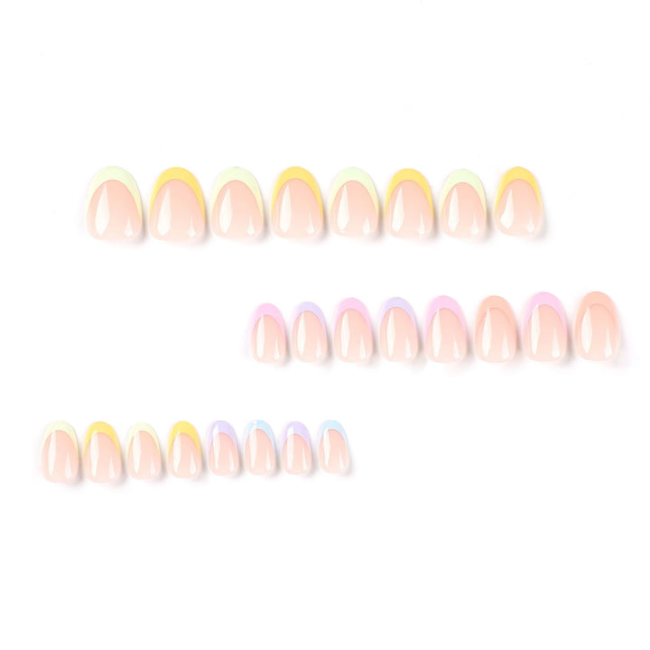 Artful nail extensions with elegant gradient and shine Bowlift