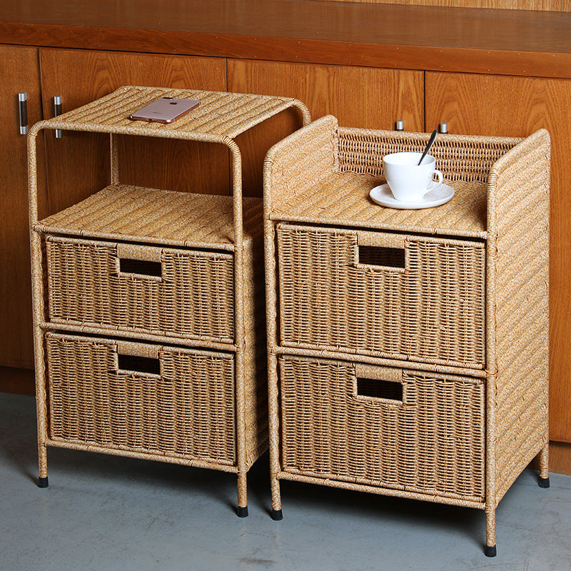 Multi-Tiered Woven Storage Unit Bowlift
