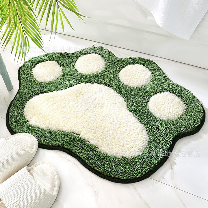 Cute Animal Paw Shaped Bath Mat